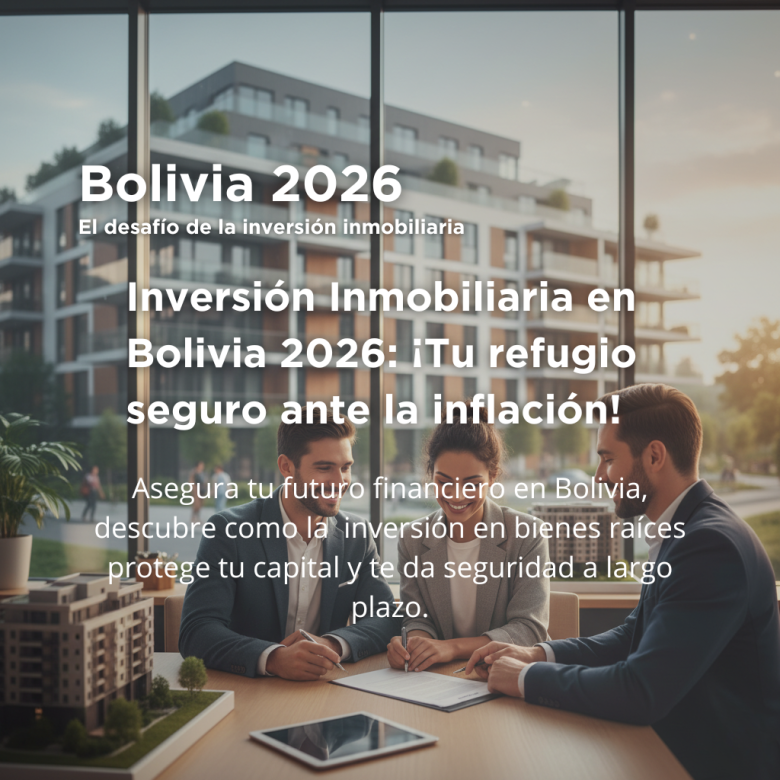 Inversión inmobiliaria en Bolivia 2026: Tu refugio seguro ante la inflación