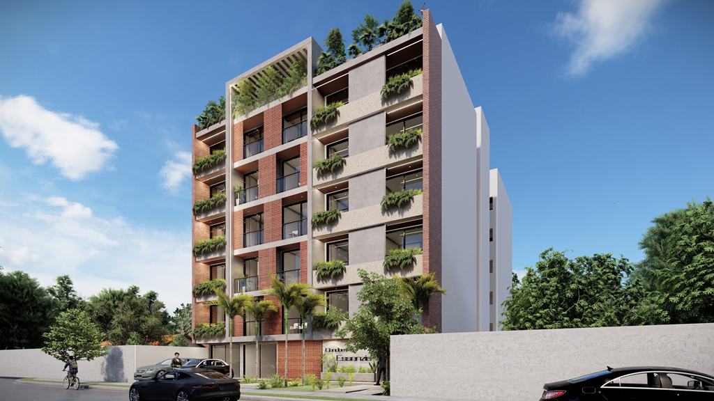 Edificio Essenzia Santa Cruz fachada moderna