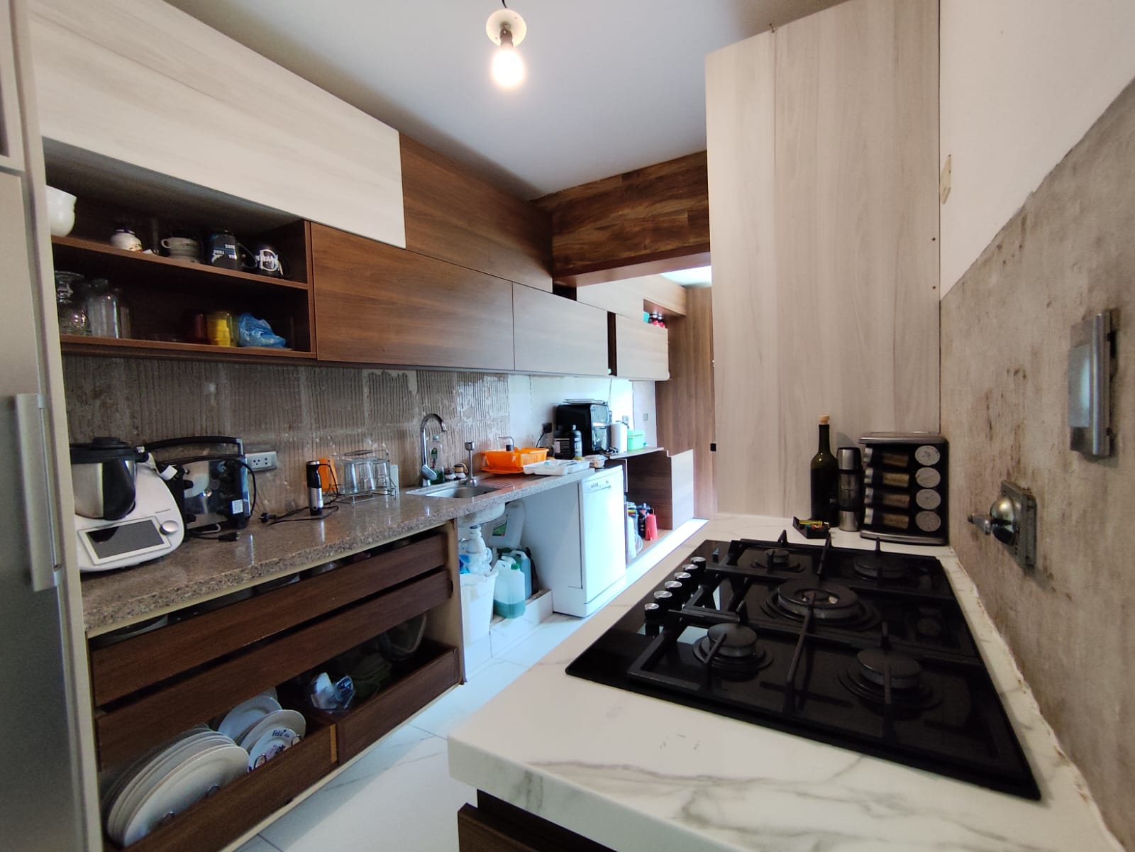 cocina equipada en condominio Sevilla Terrazas